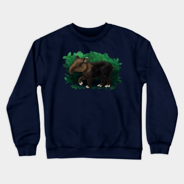 Little mountain tapir Crewneck Sweatshirt by ElementalEmbers